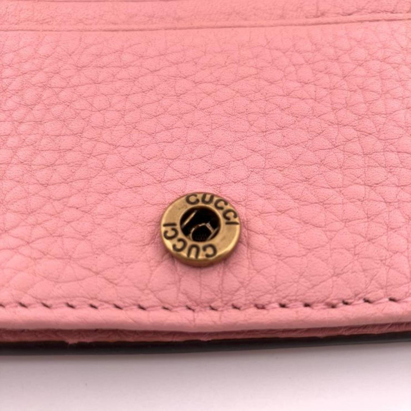 Gucci Pink Leather Wallet (Bi-Fold) ( )