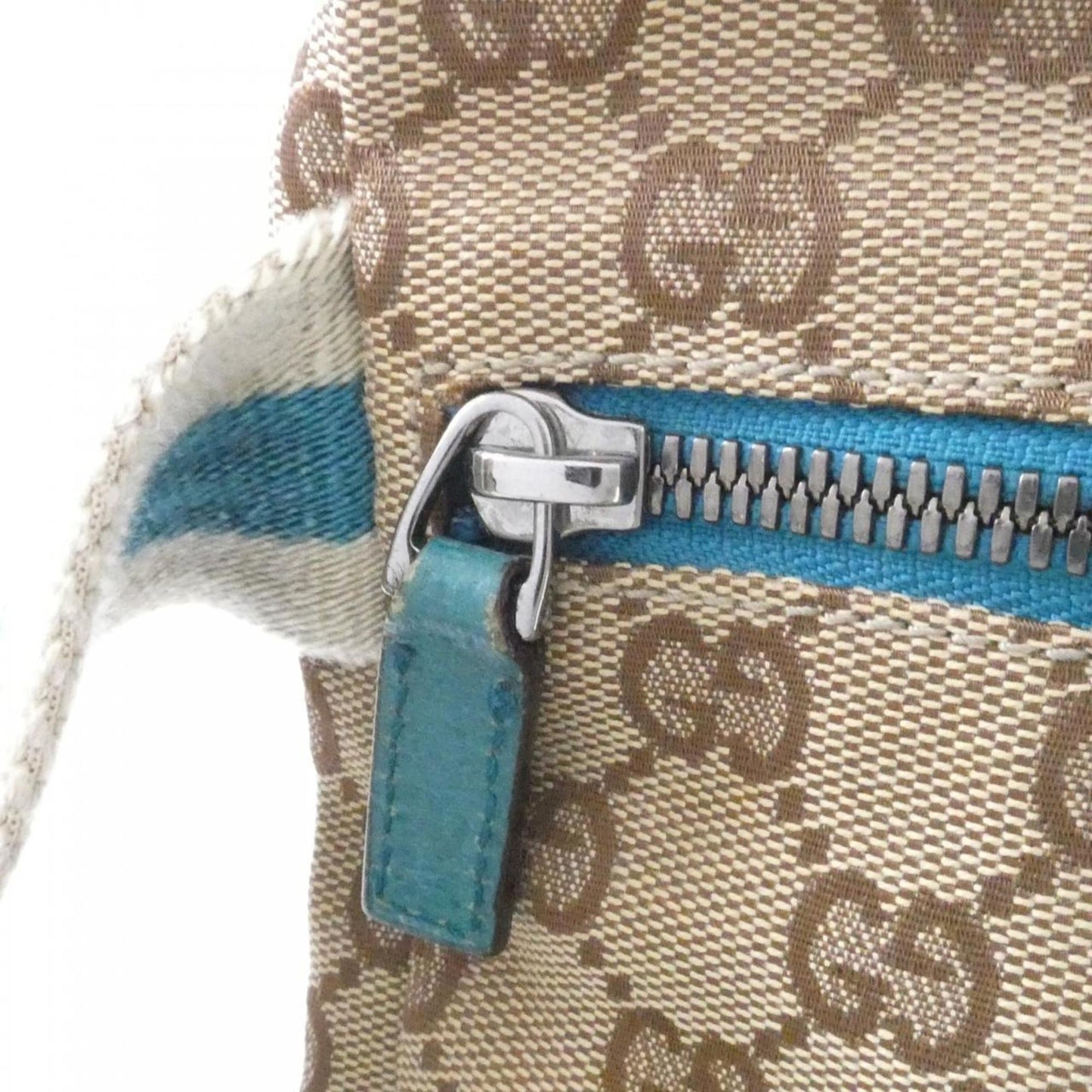 Gucci Beige Blue Gg Canvas Fanny Pack ( )