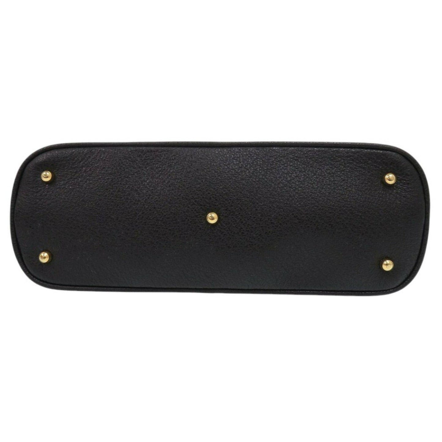 Gucci Black Bamboo Suede Handbag ( )
