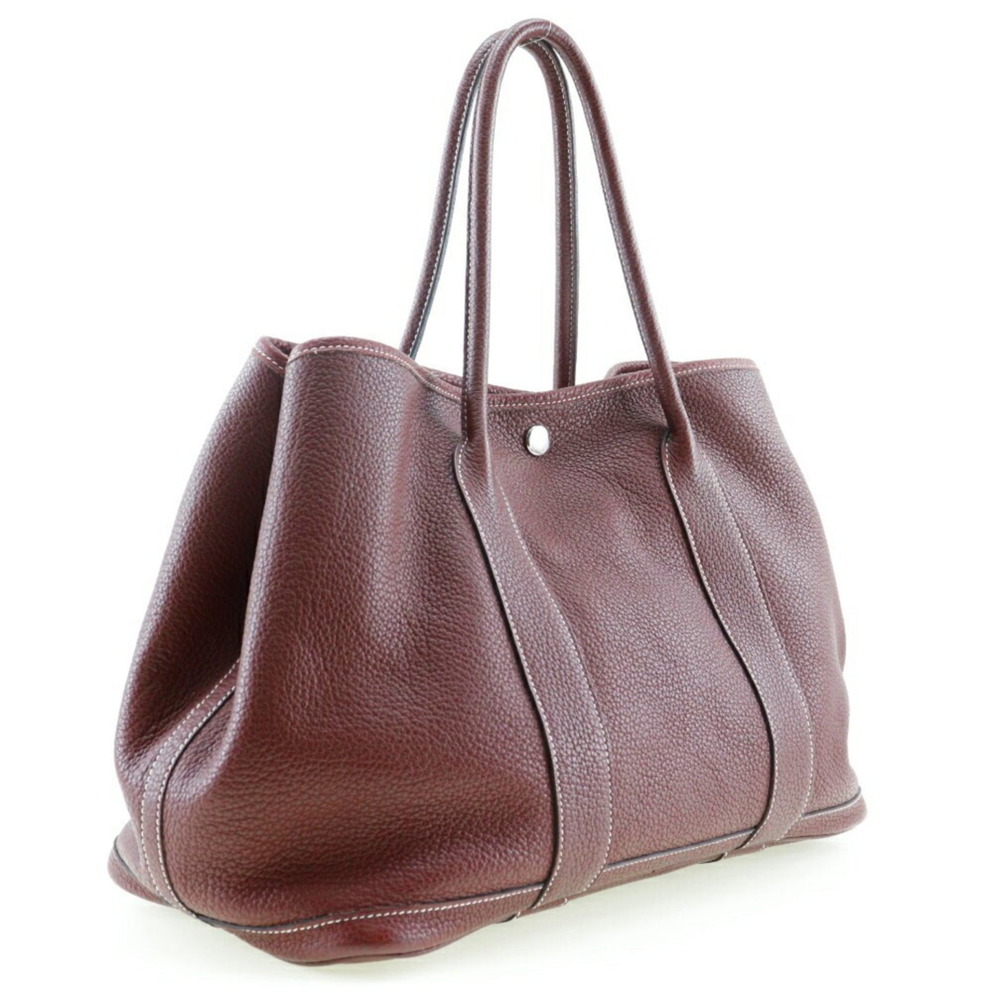 Hermes Red Color Rouge H Negonda Leather Tote Bag ( )