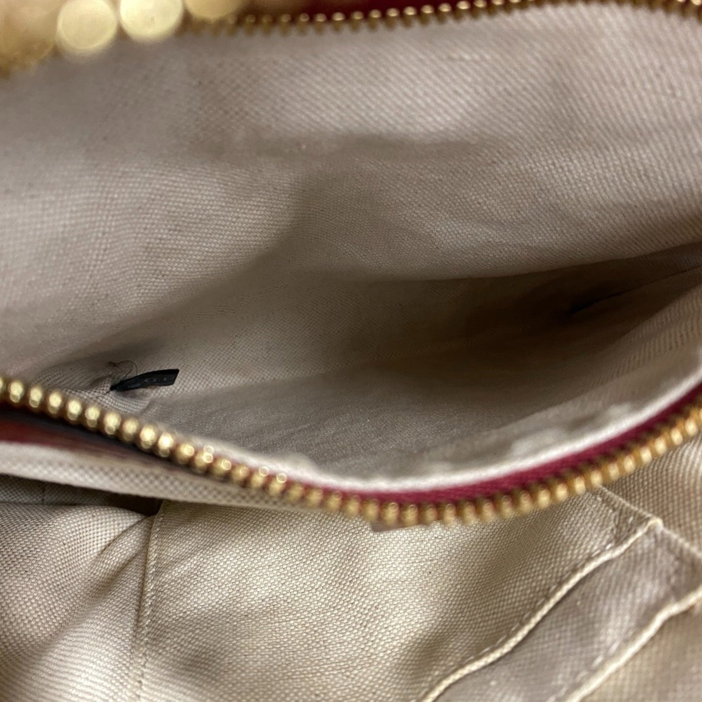 Gucci Beige Red Color Gg Supreme Backpack ( )
