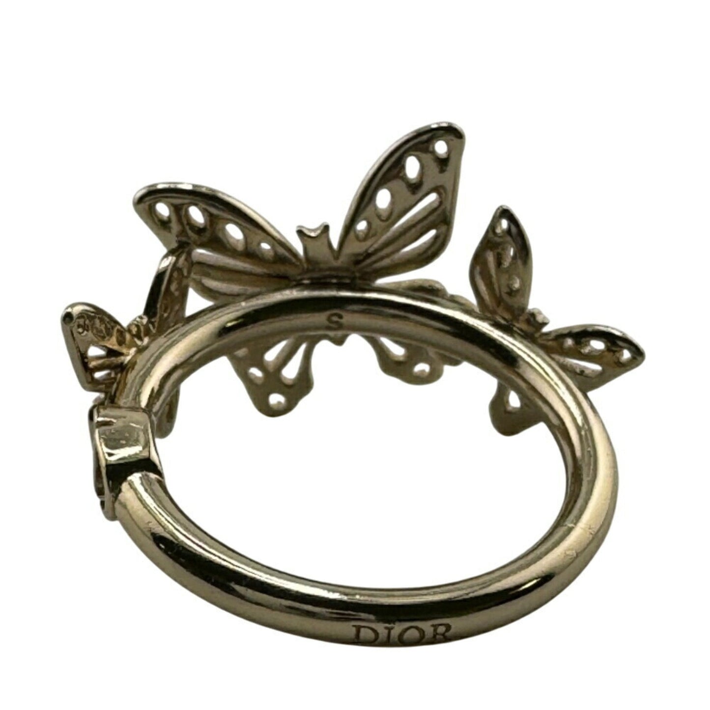 Christian Dior Gold Metal Band Ring ()