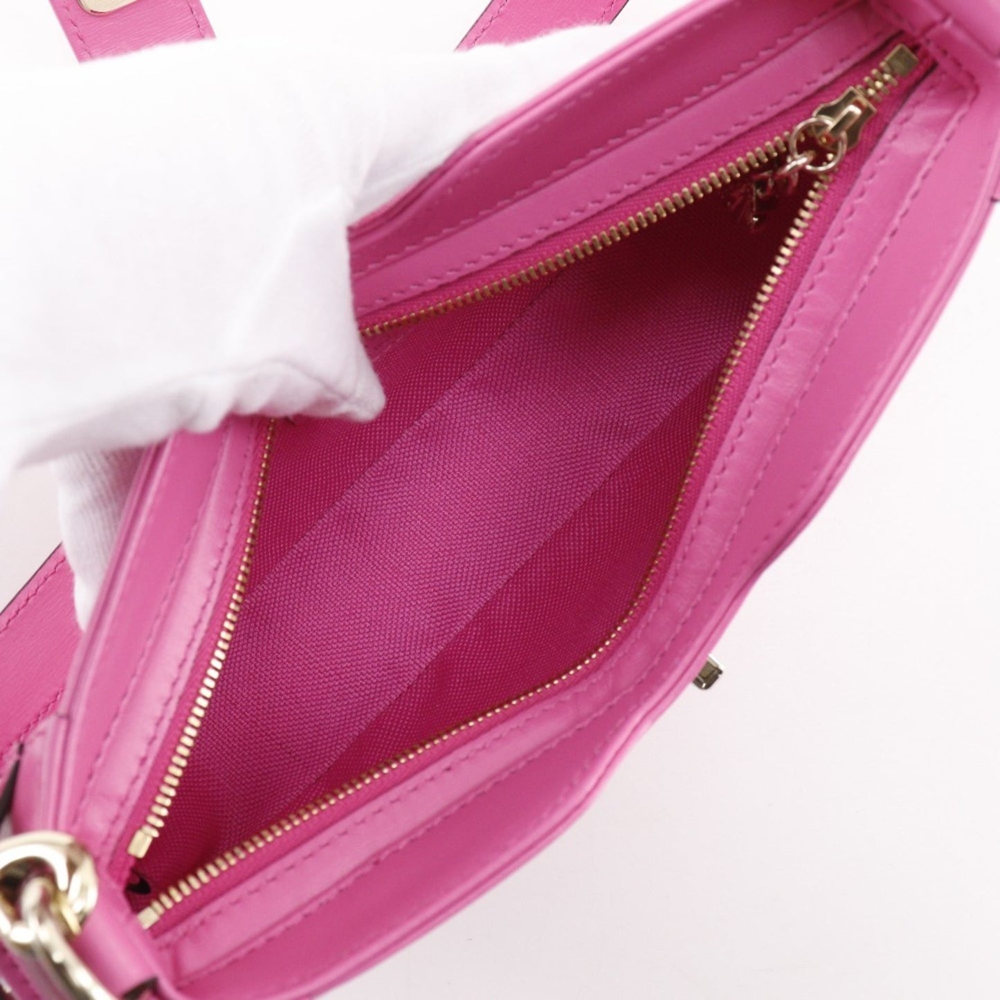 Gucci Pink Gg Canvas Shoulder Bag ( )