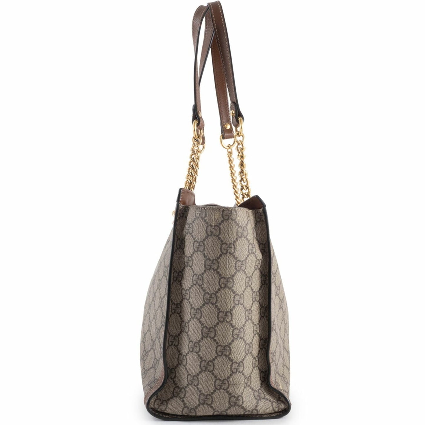 Gucci Beige Gg Supreme Leather Shoulder Bag ( )