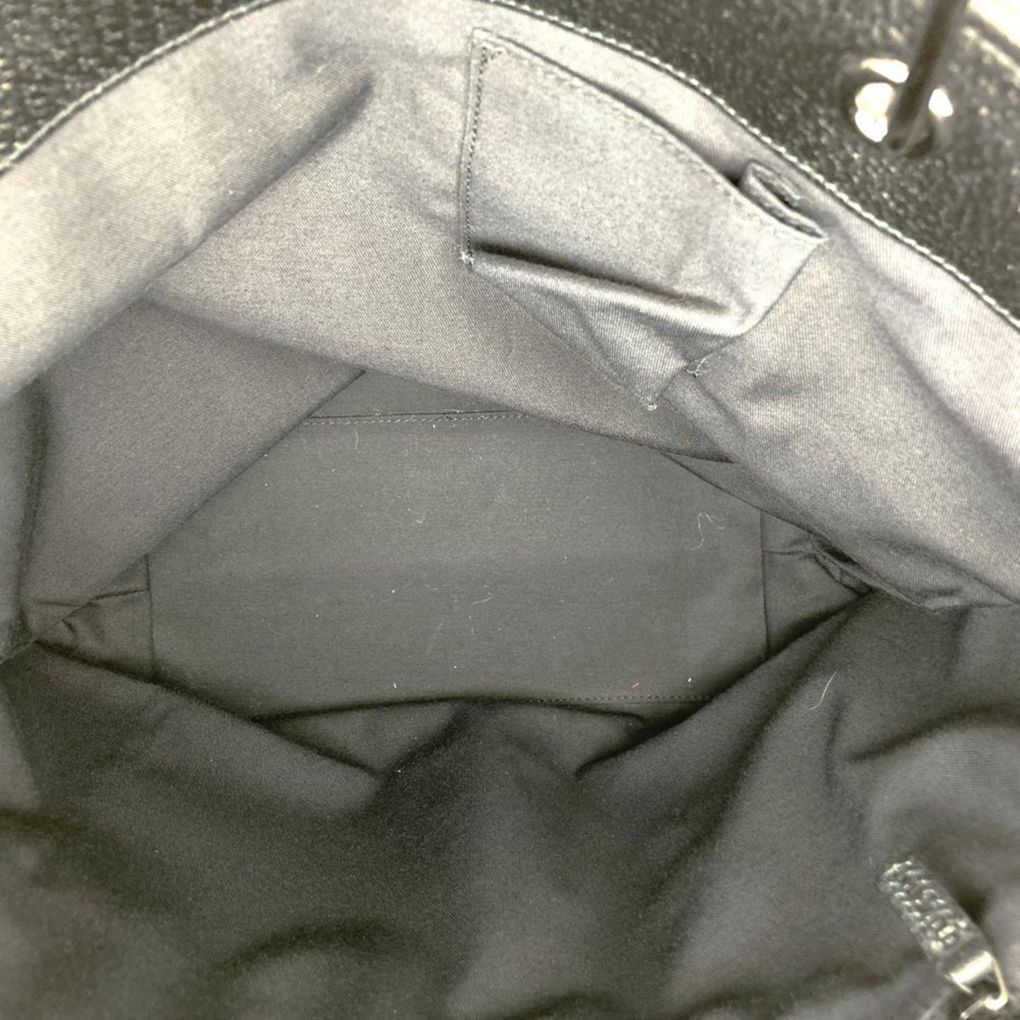 Gucci Gg Canvas Black Gg Canvas Leather Handbag Tote Bag ( )