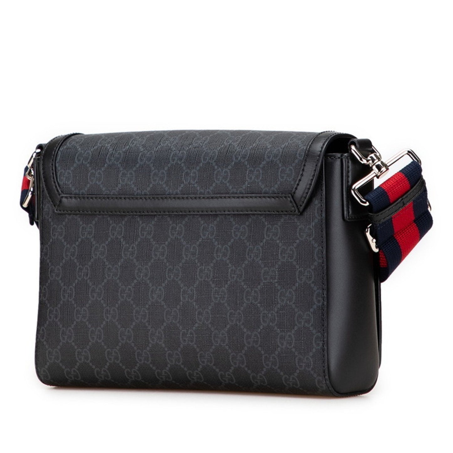 Gucci Black Pvc Leather Shoulder Bag ( )