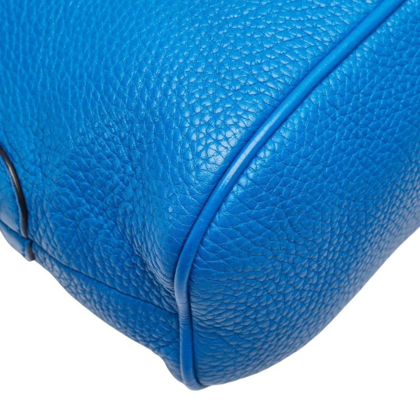 Gucci Blue Leather Handbag Shoulder Bag ( )