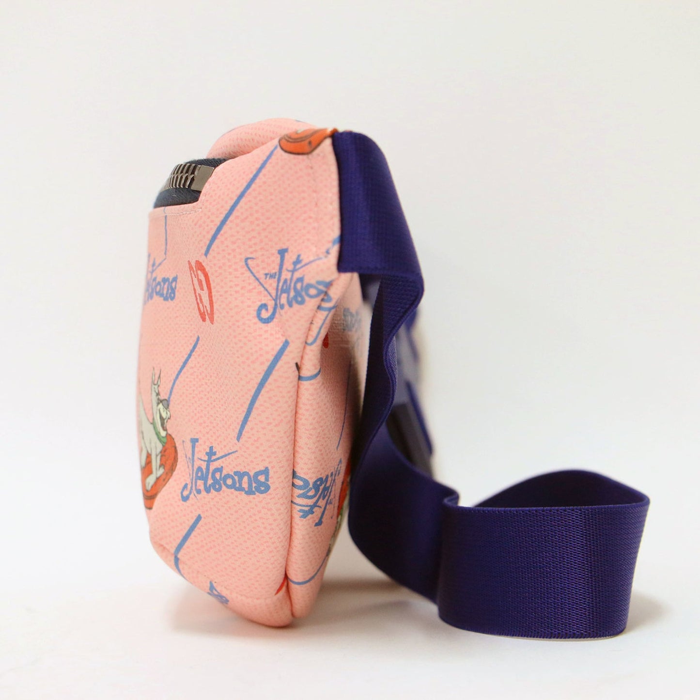 Gucci Blue Pink Leather Sling Bag ( )