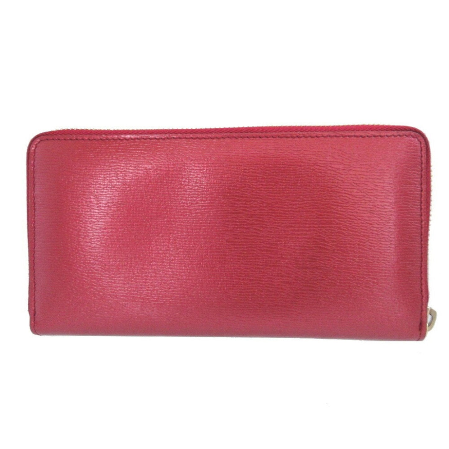 Gucci Red Color Leather Long Wallet (Bi-Fold) ( )