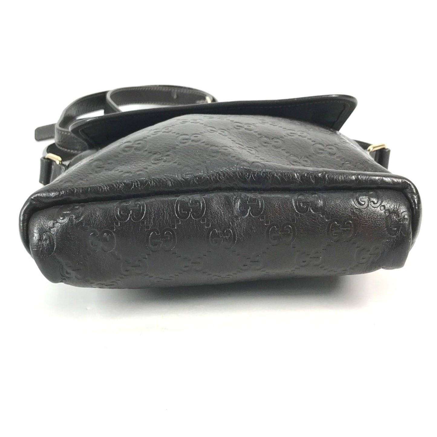 Gucci Brown Leather Shoulder Bag ( )