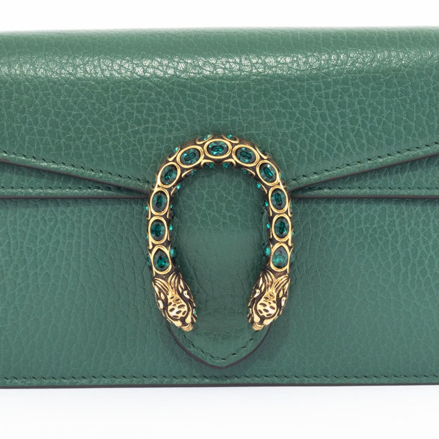 Gucci Green Leather Shoulder Bag ( )