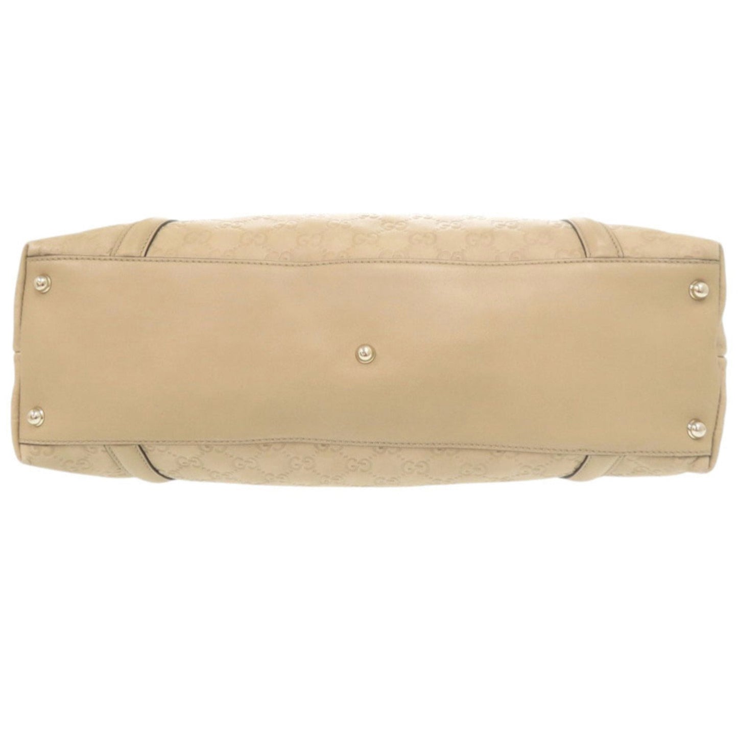 Gucci Beige Leather Handbag Tote Bag ( )