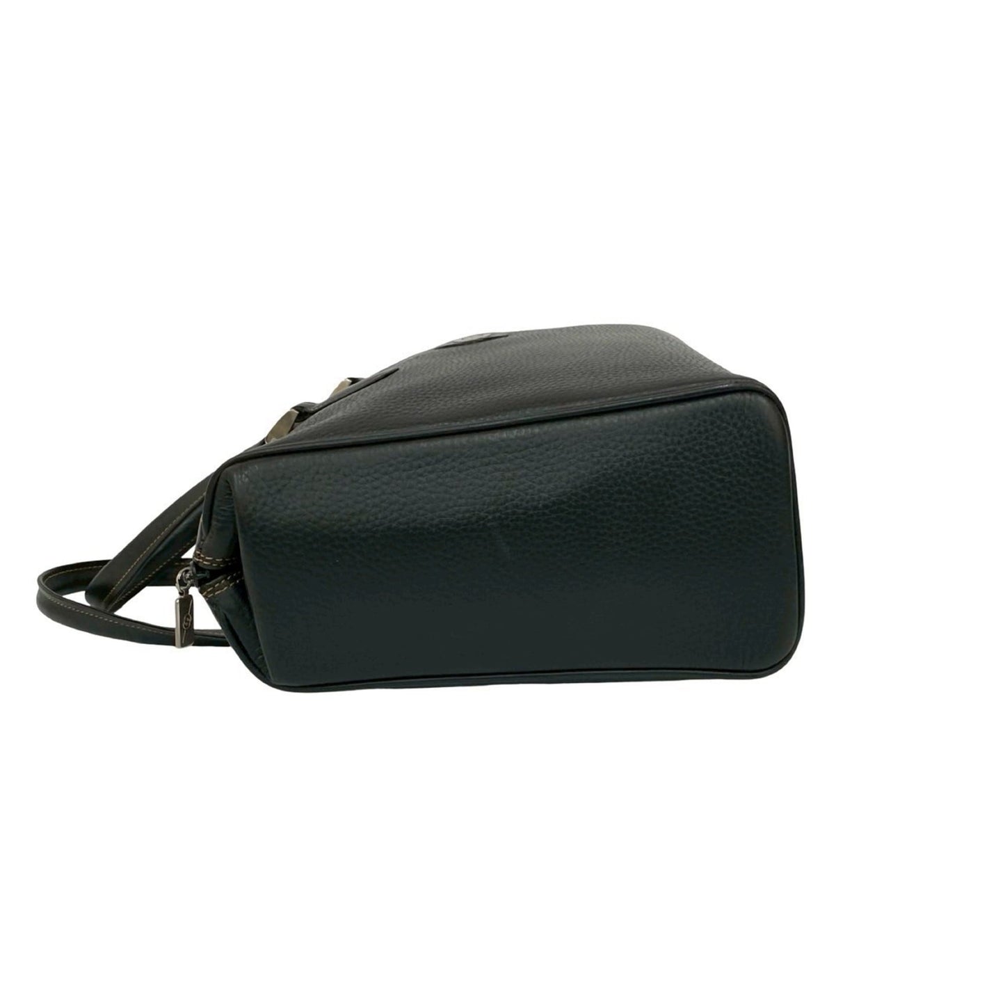 Gucci Black Leather Boston Bag Handbag ( )