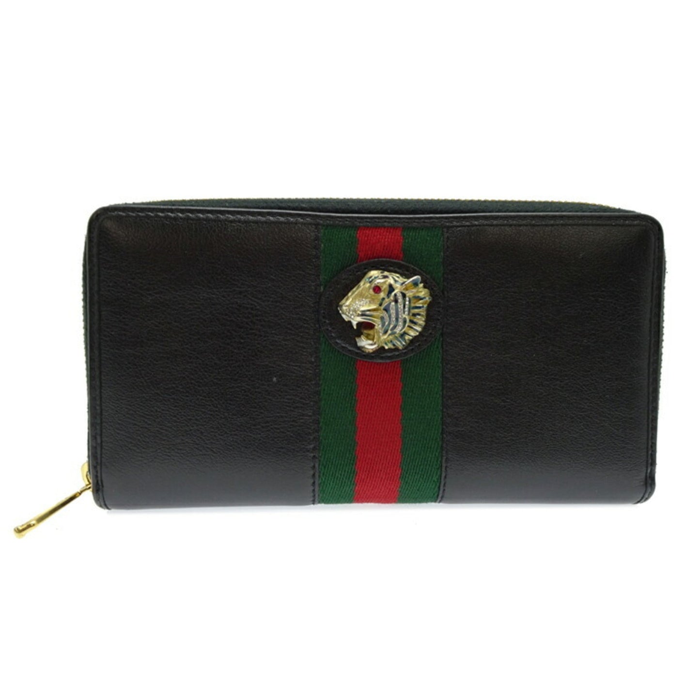 Gucci Black Leather Long Wallet (Bi-Fold) ( )