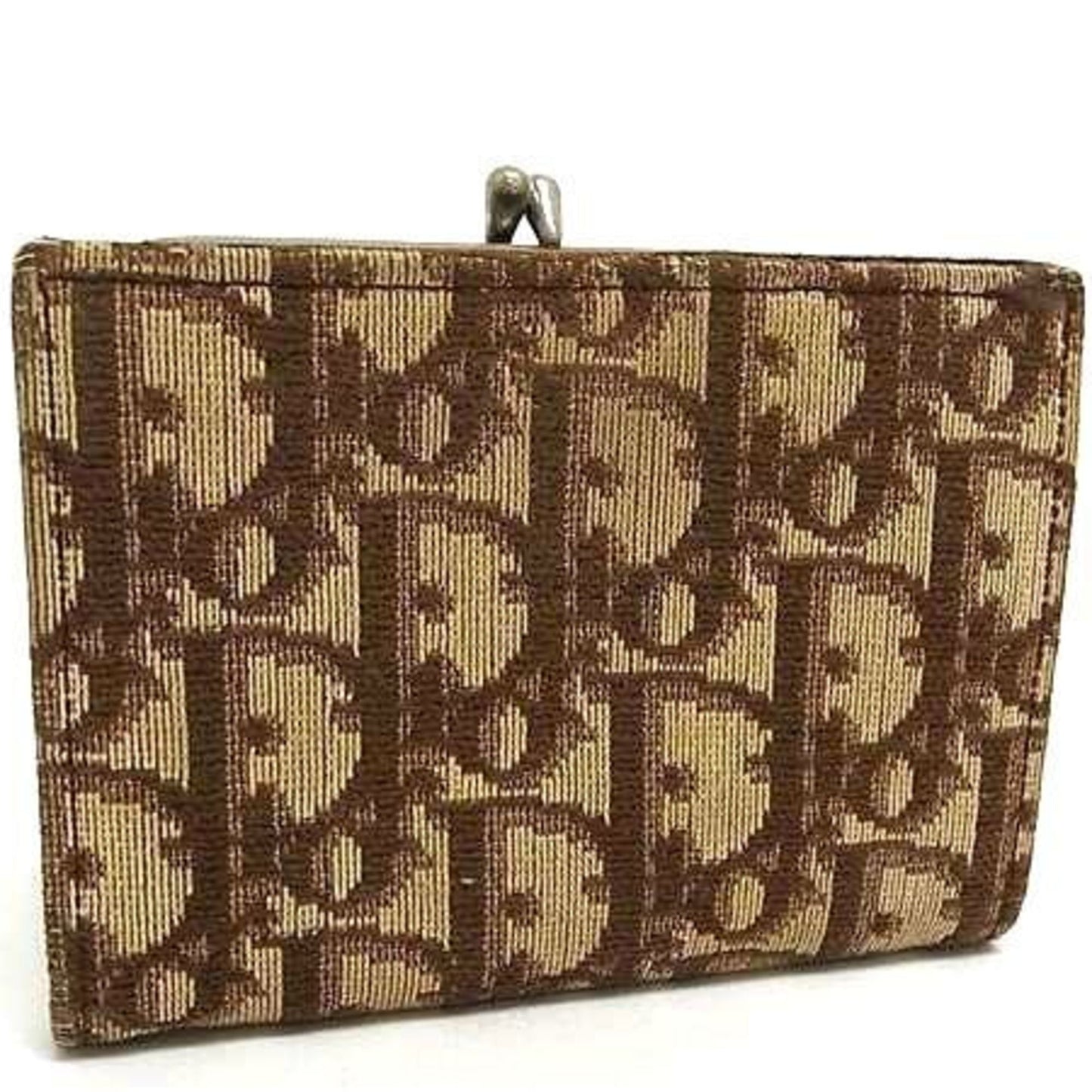 Christian Dior Brown Canvas Coin Purse/Coin Case ()