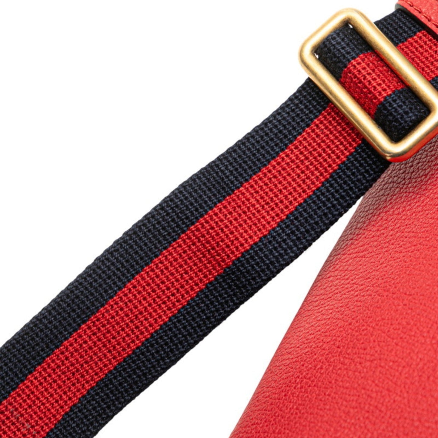 Gucci Sherry Line Red Color Leather Fanny Pack ( )
