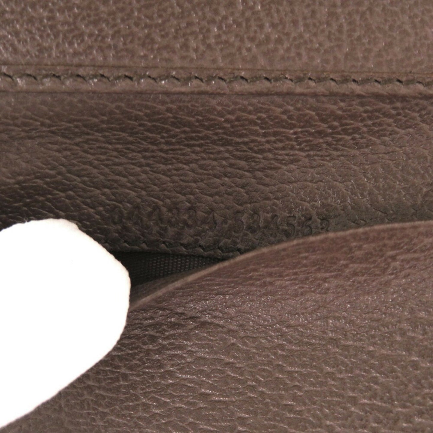 Gucci Beige Brown Gg Supreme Leather Wallet (Tri-Fold) ( )