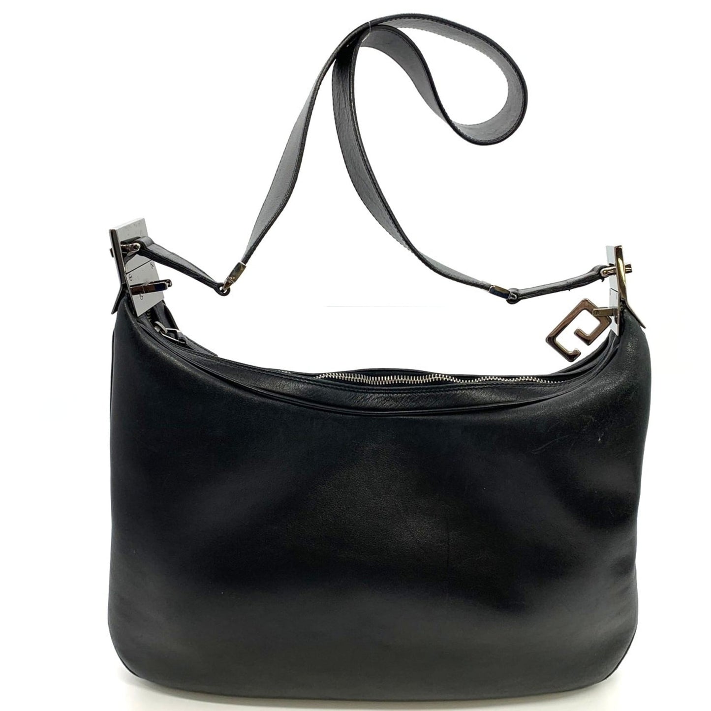 Gucci Black Leather Shoulder Bag ( )