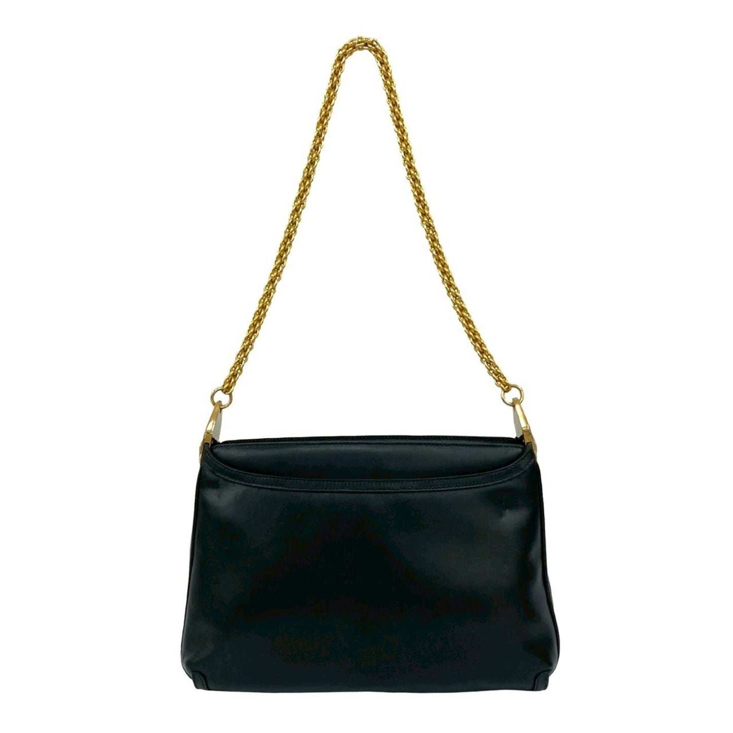 Gucci Black Leather Shoulder Bag ( )