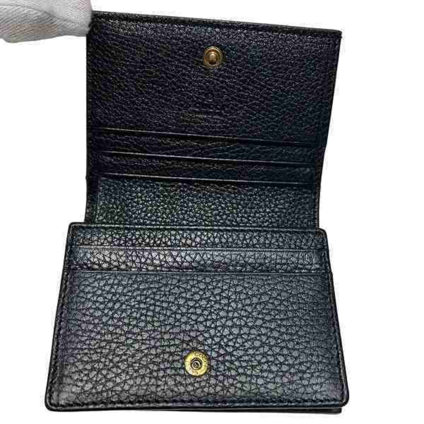 Gucci Black Leather Wallet (Bi-Fold) ( )