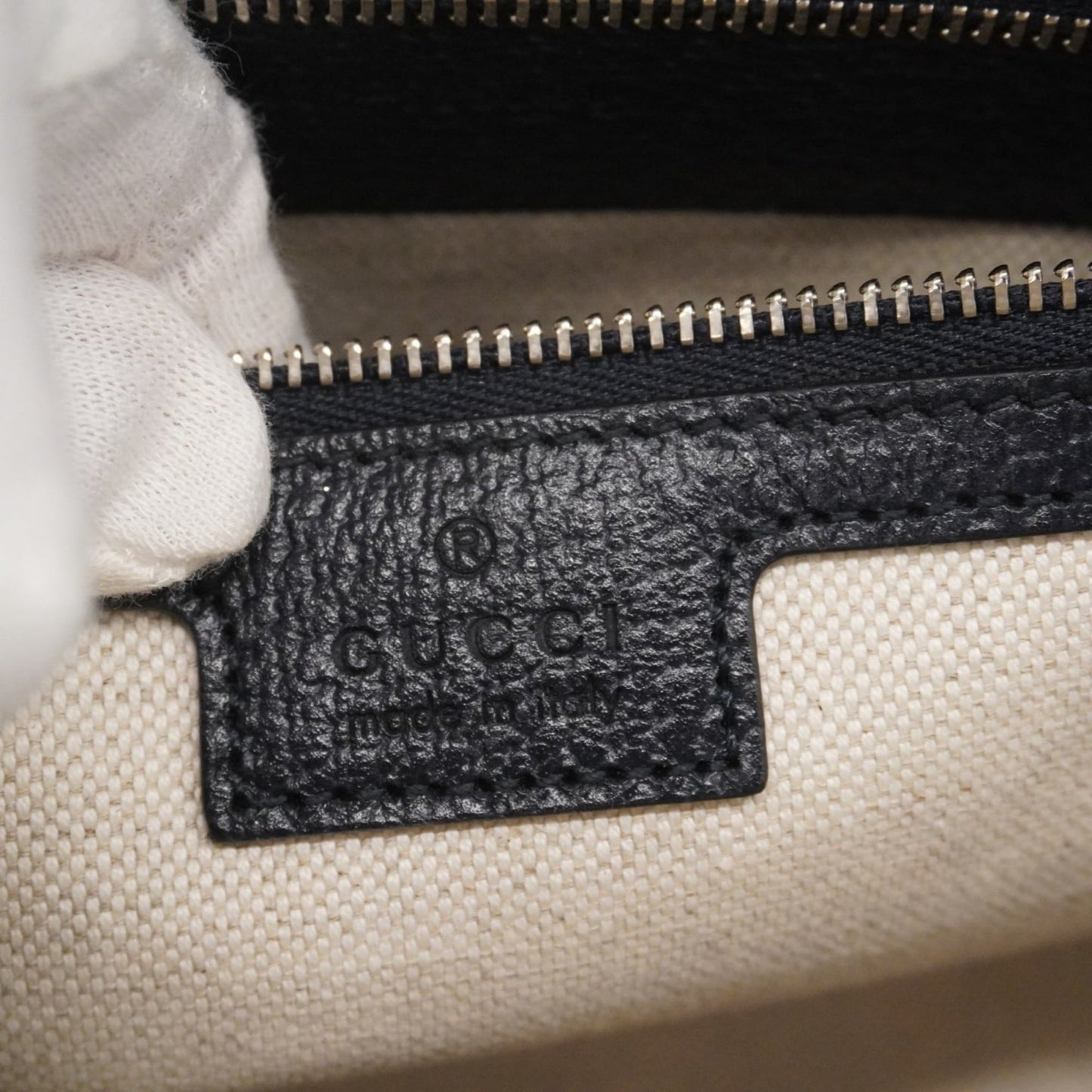 Gucci Navy Pvc Shoulder Bag ( )