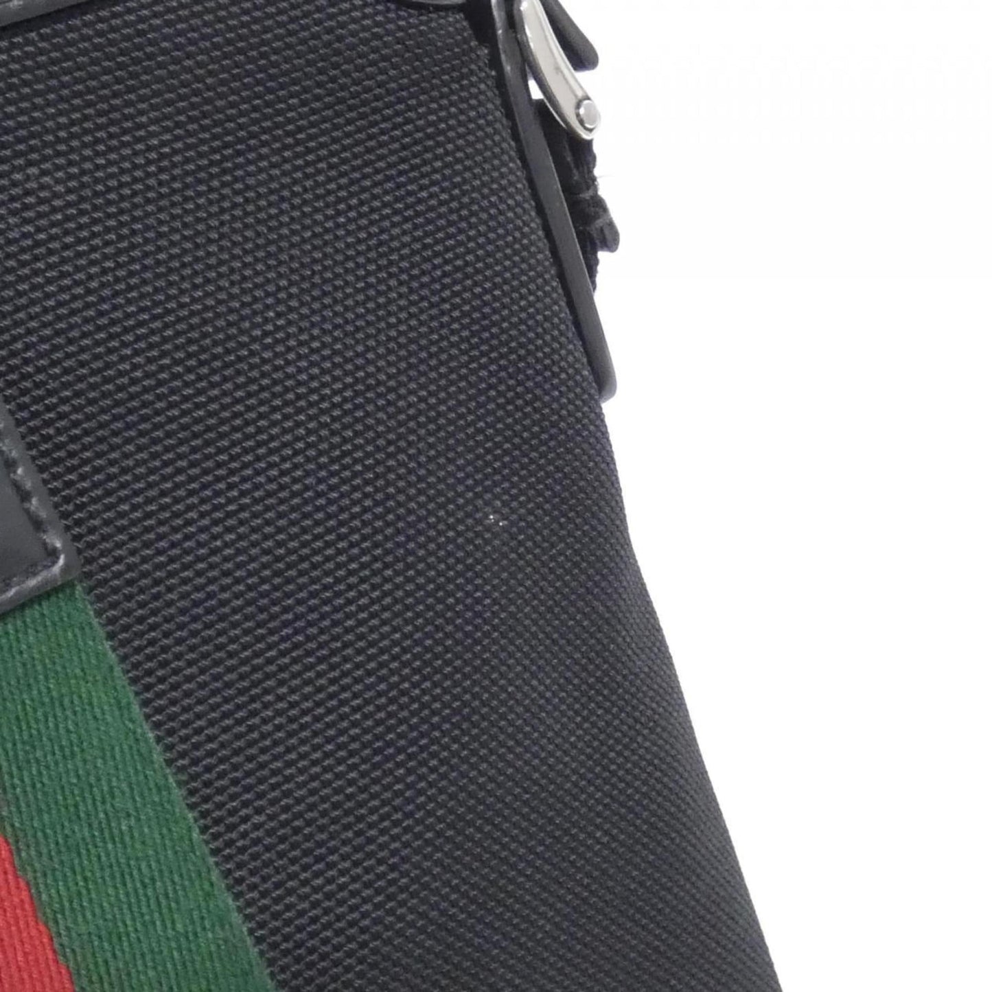 Gucci Black Canvas Shoulder Bag ( )
