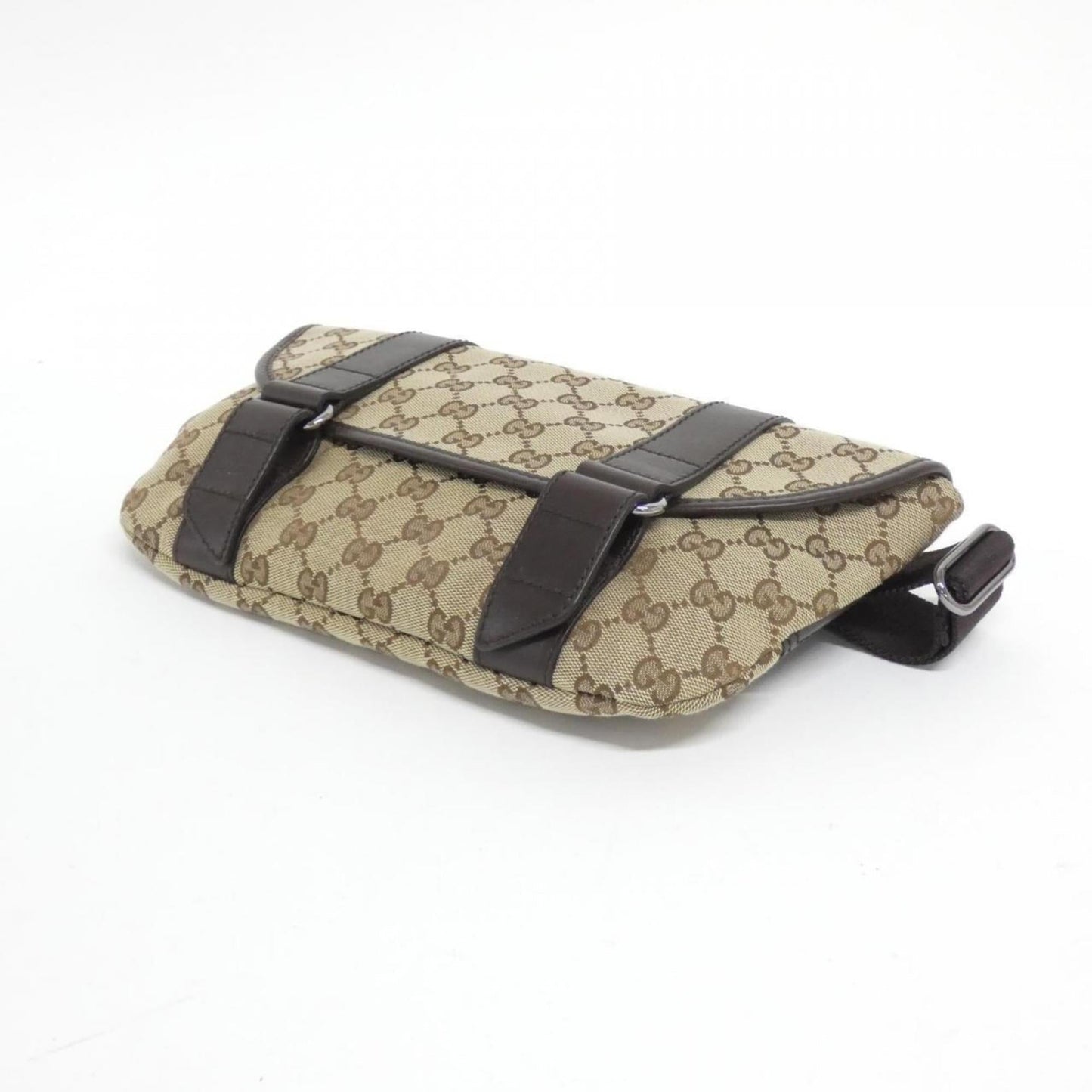 Gucci Beige Brown Gg Canvas Fanny Pack ( )