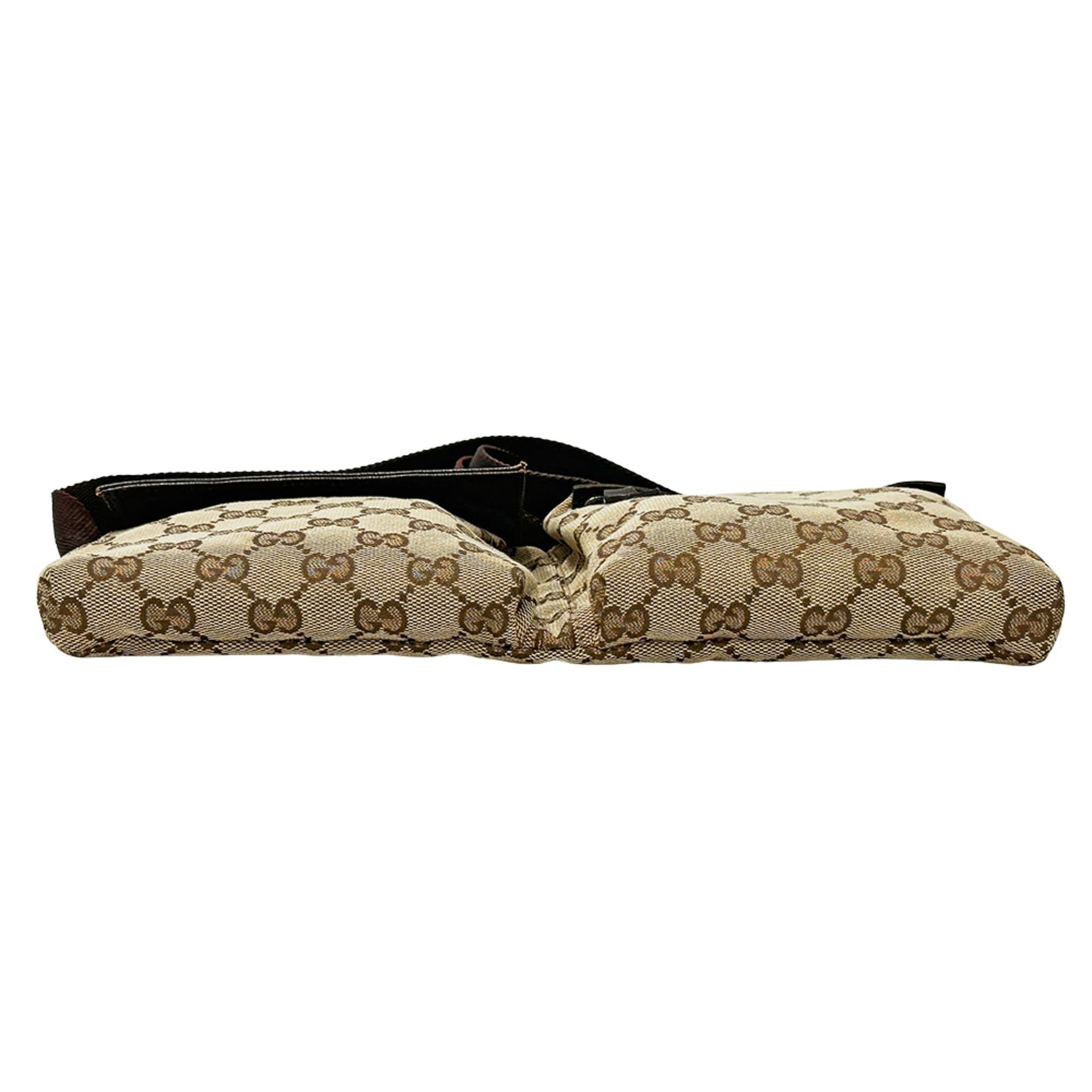 Gucci Gg Canvas Beige Brown Gg Canvas Fanny Pack Sling Bag ( )
