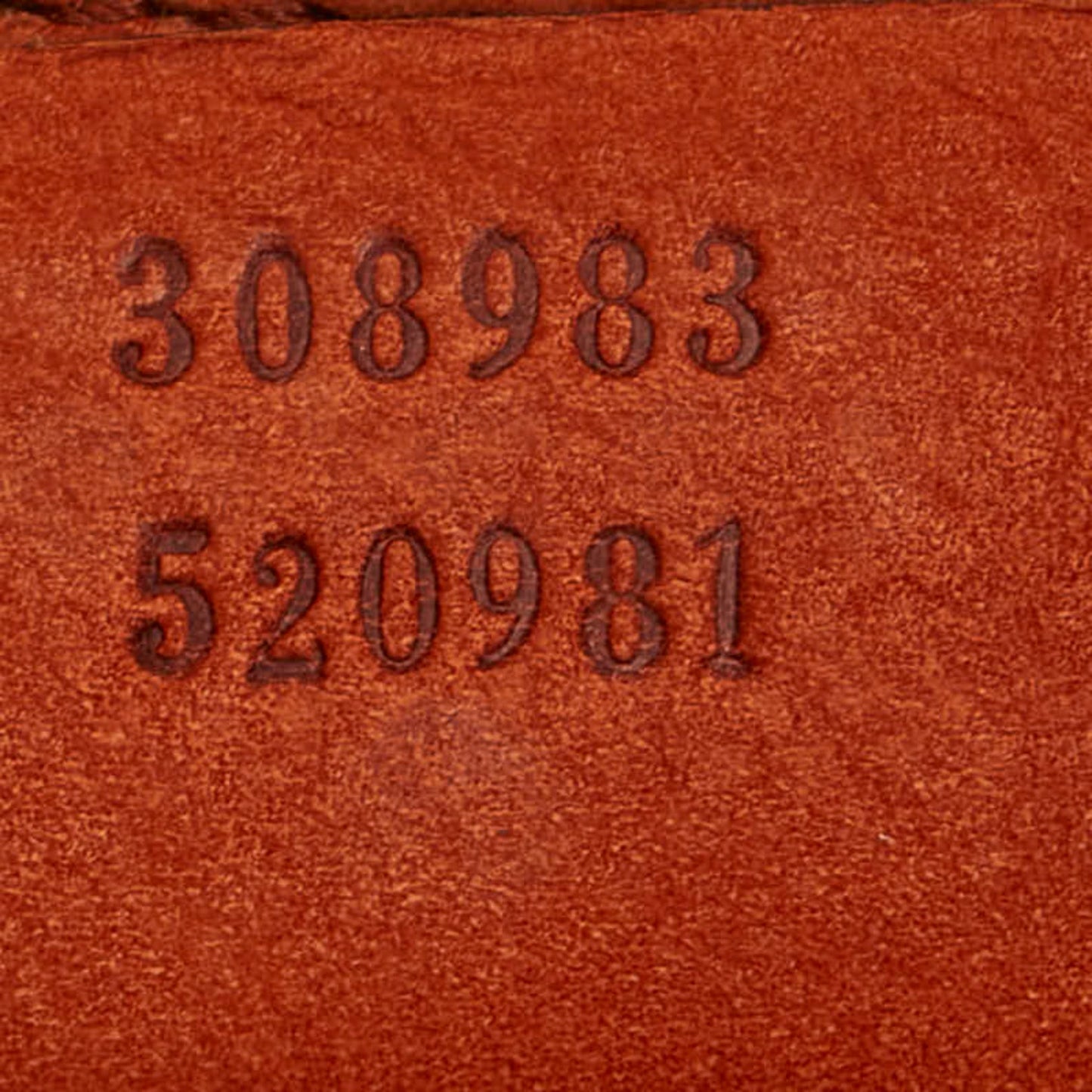 Gucci Brown Orange Leather Shoulder Bag ( )