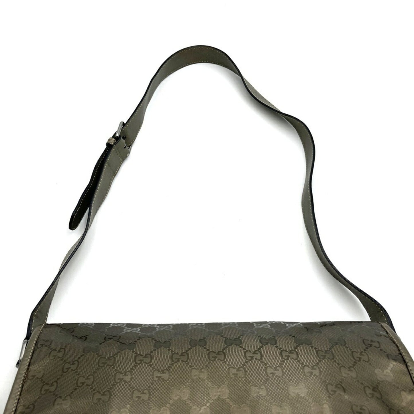 Gucci Gg Imprimé Brown Metallic Gg Imprimé Shoulder Bag ( )