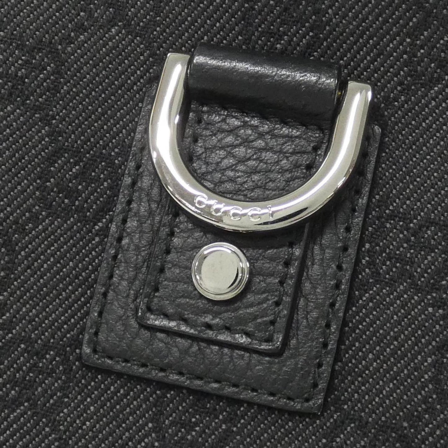 Gucci Black Denim Shoulder Bag ( )