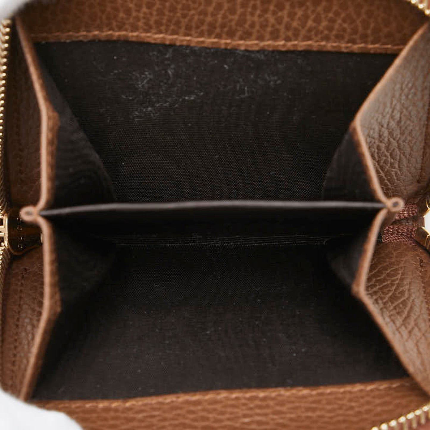 Gucci Beige Brown Canvas Leather Wallet (Bi-Fold) ( )