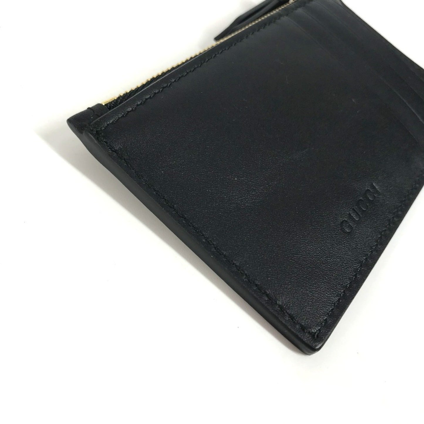 Gucci Black Leather Coin Purse/Coin Case ( )