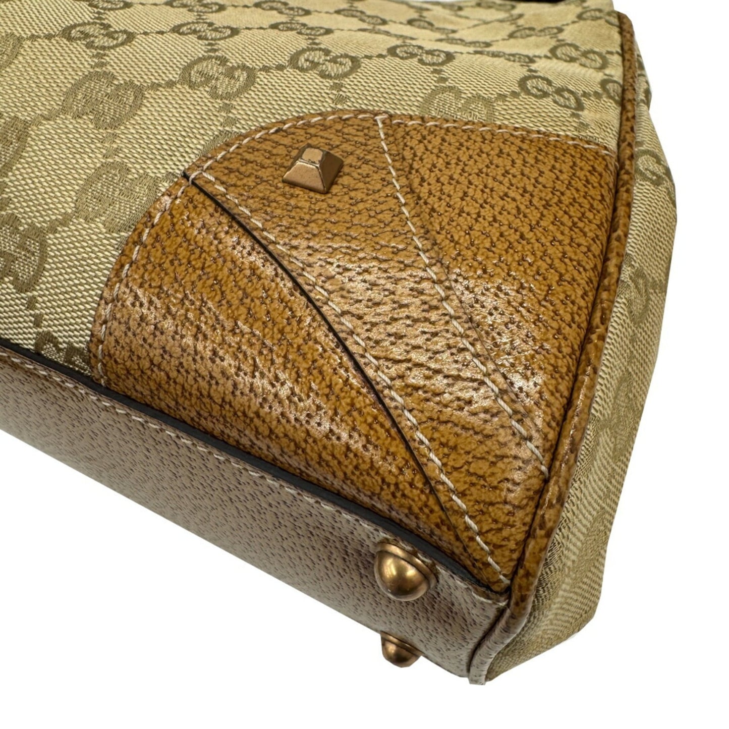 Gucci New Jackie Beige Gg Canvas Handbag ( )