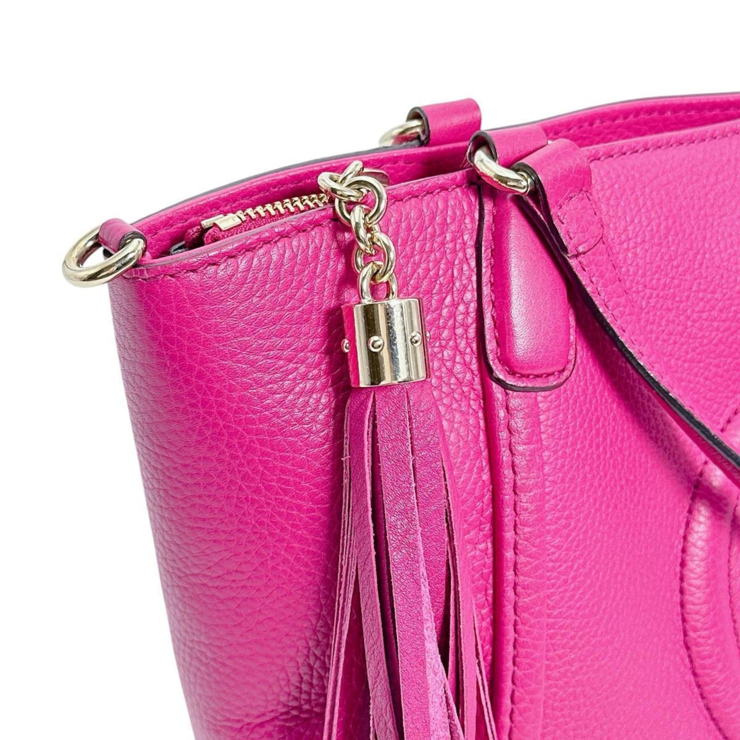 Gucci Pink Leather Handbag ( )