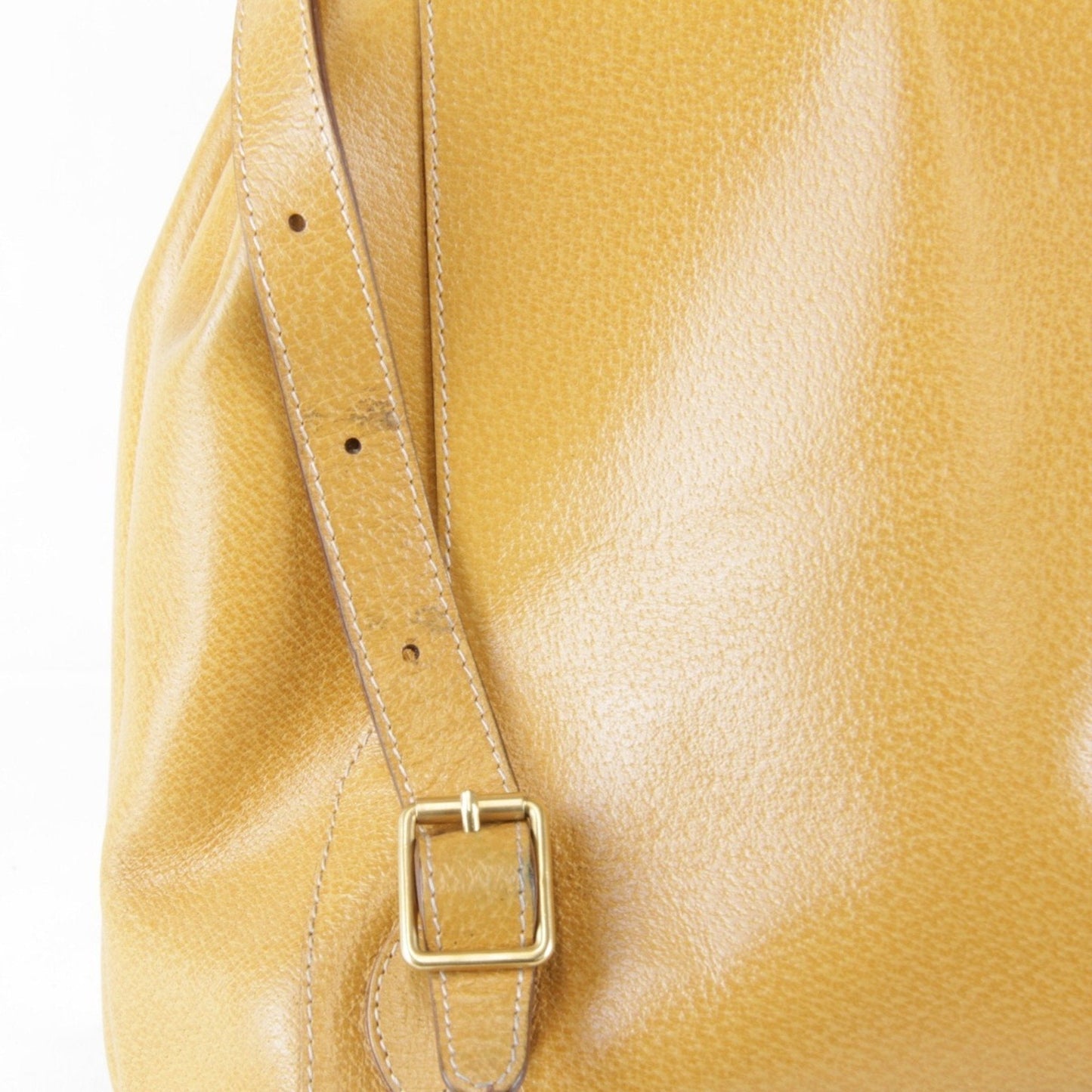 Gucci Black Leather Bamboo Backpack ( )
