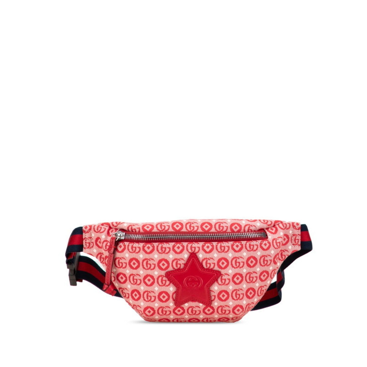 Gucci Red Color Canvas Fanny Pack ( )