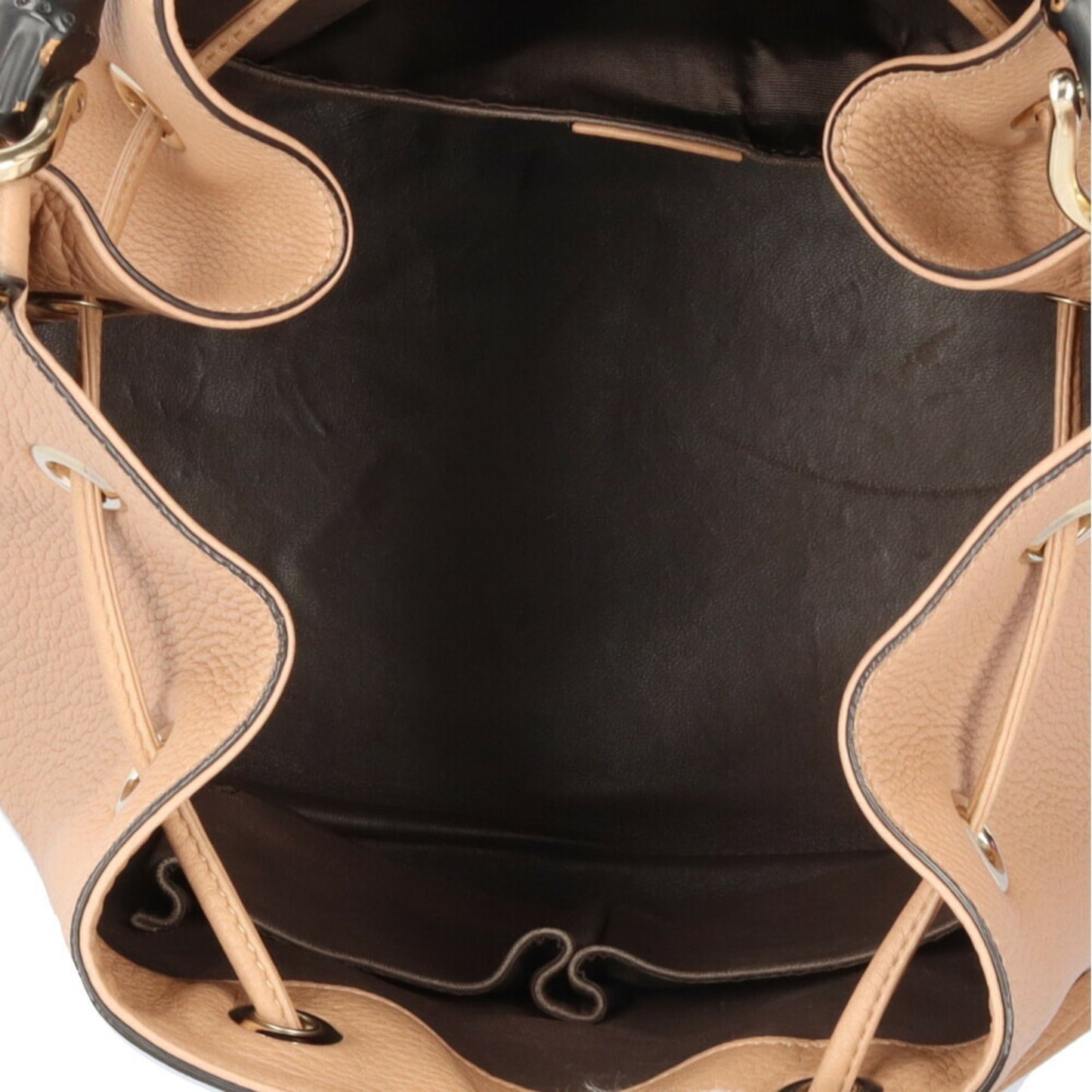 Gucci Beige Bamboo Leather Shoulder Bag ( )