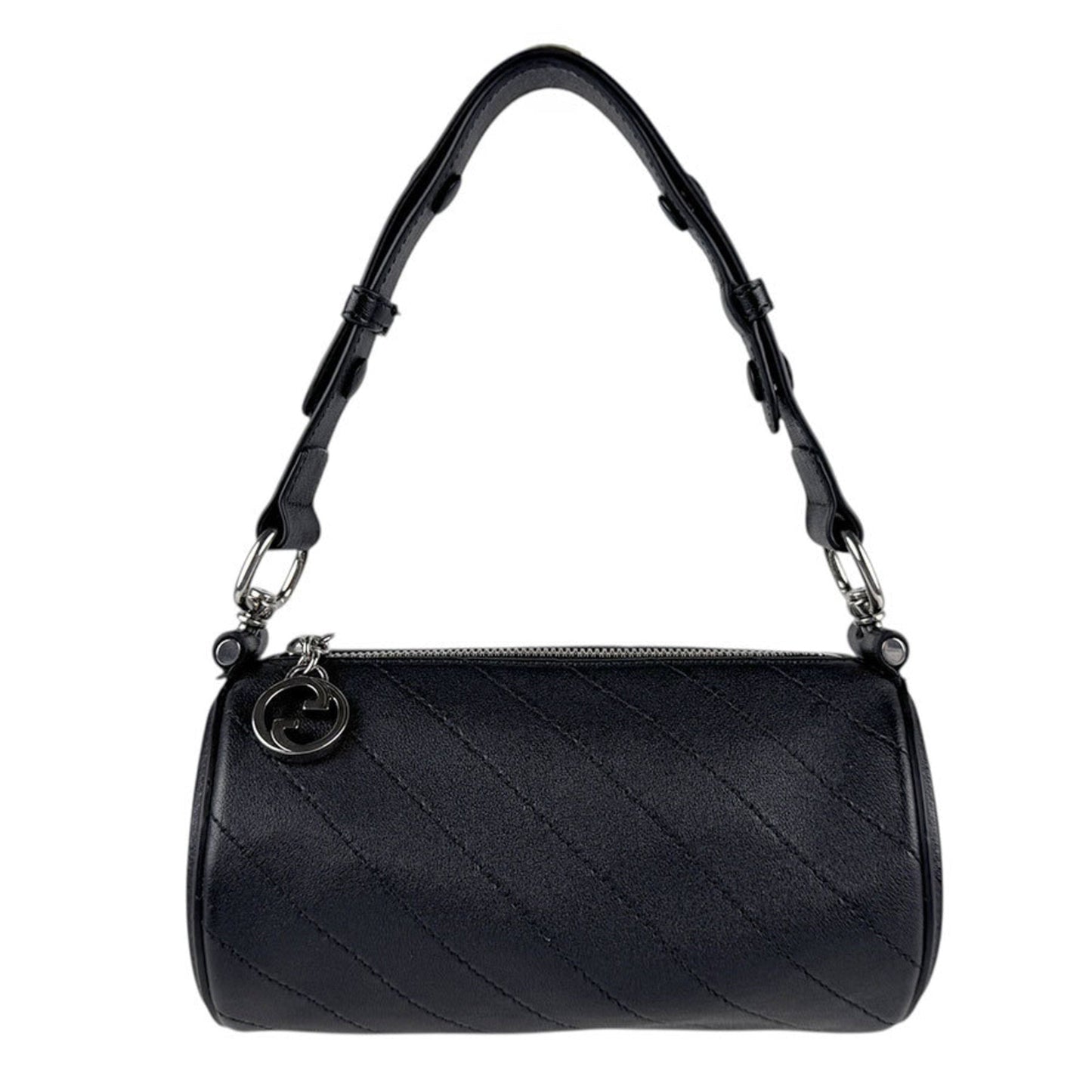 Gucci Black Leather Handbag ( )