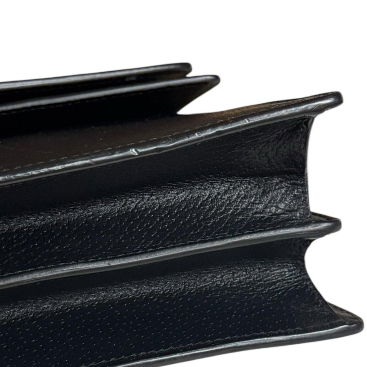 Gucci Black Leather Shoulder Bag ( )