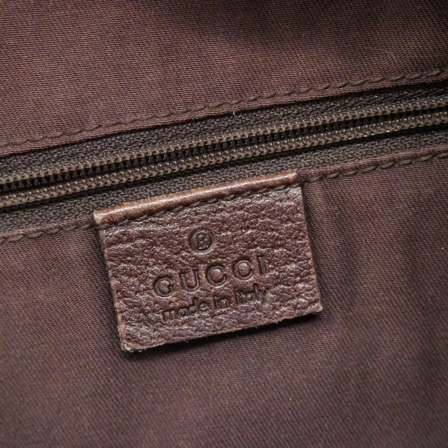 Gucci Brown Canvas Handbag ( )
