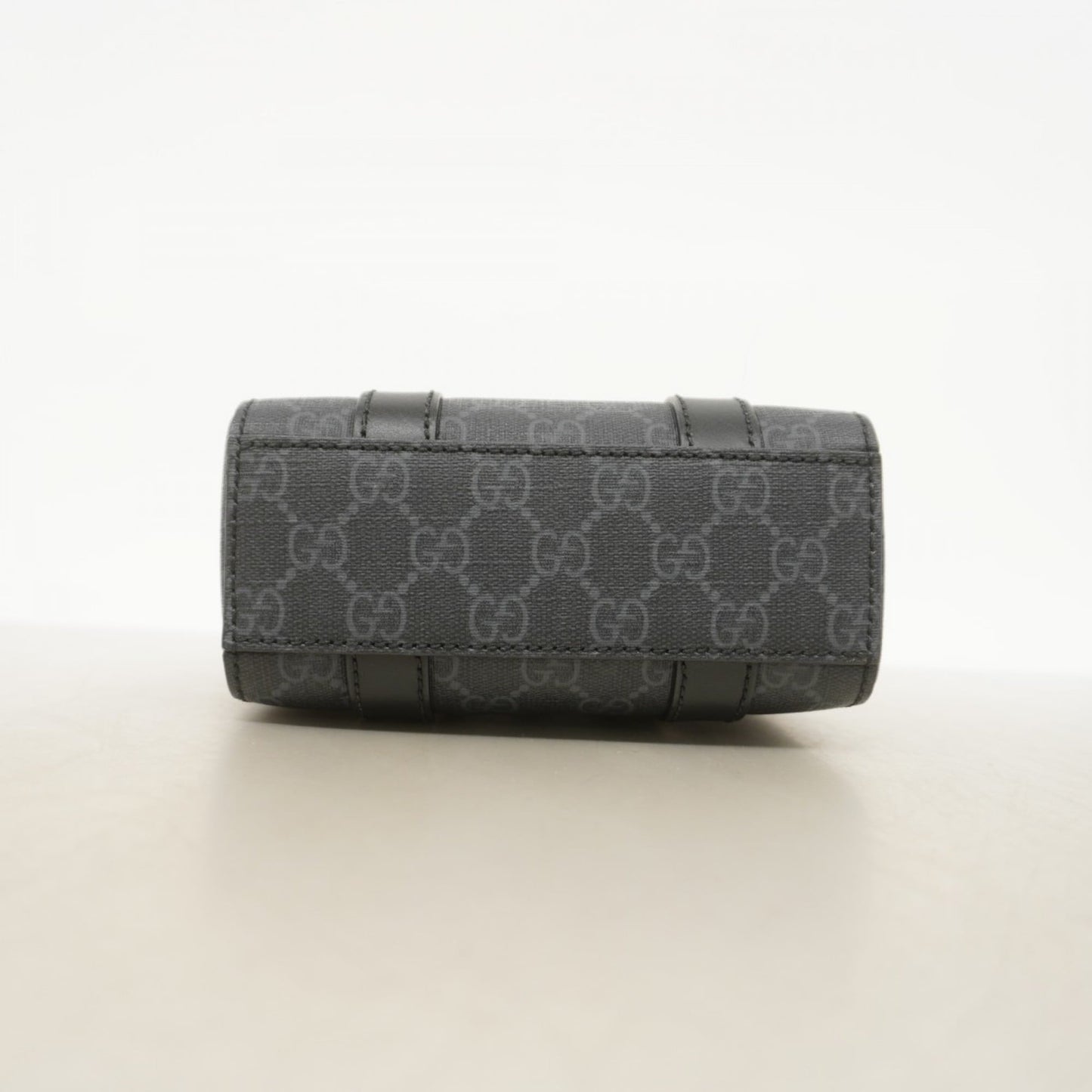 Gucci Black Gray Pvc Handbag ( )