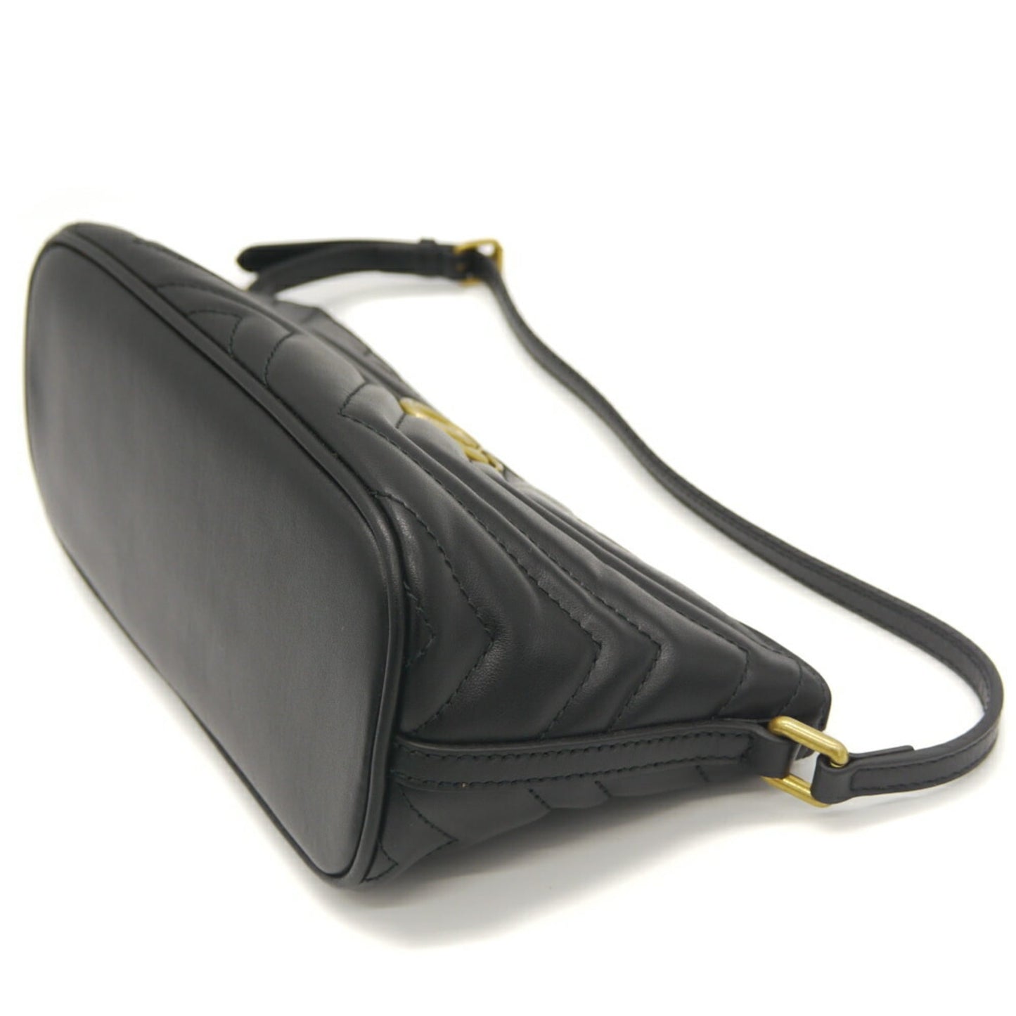 Gucci Black Leather Handbag ( )