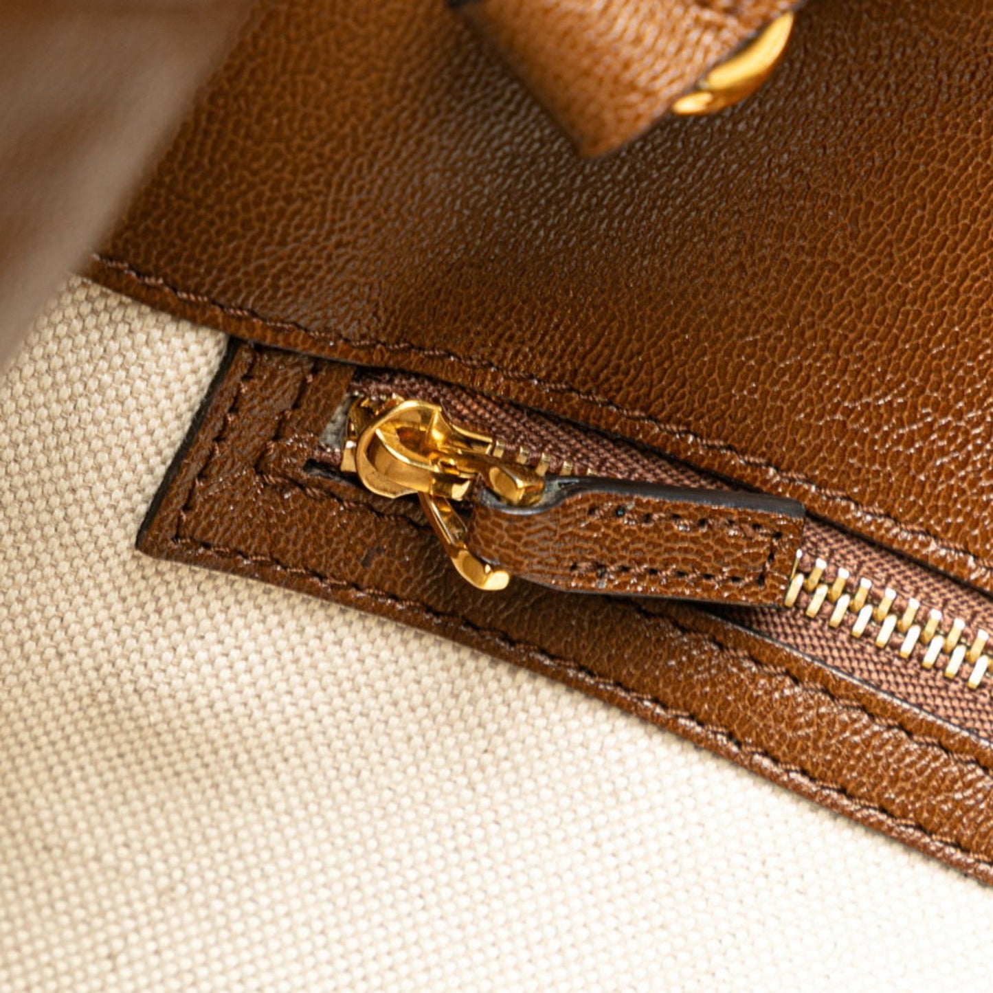 Gucci Gg Canvas Beige Brown Gg Canvas Tote Bag ( )