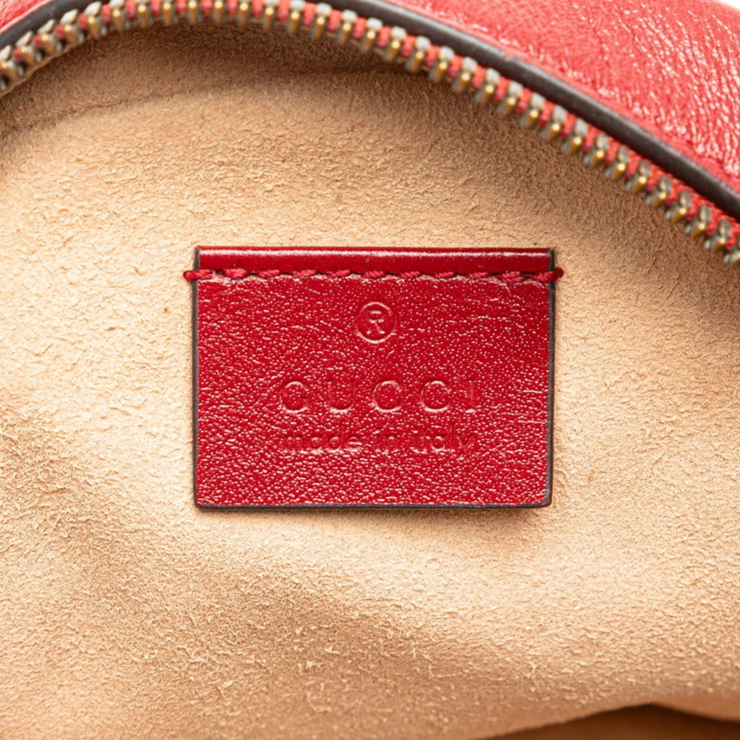Gucci Gg Marmont Red Color Leather Shoulder Bag ( )