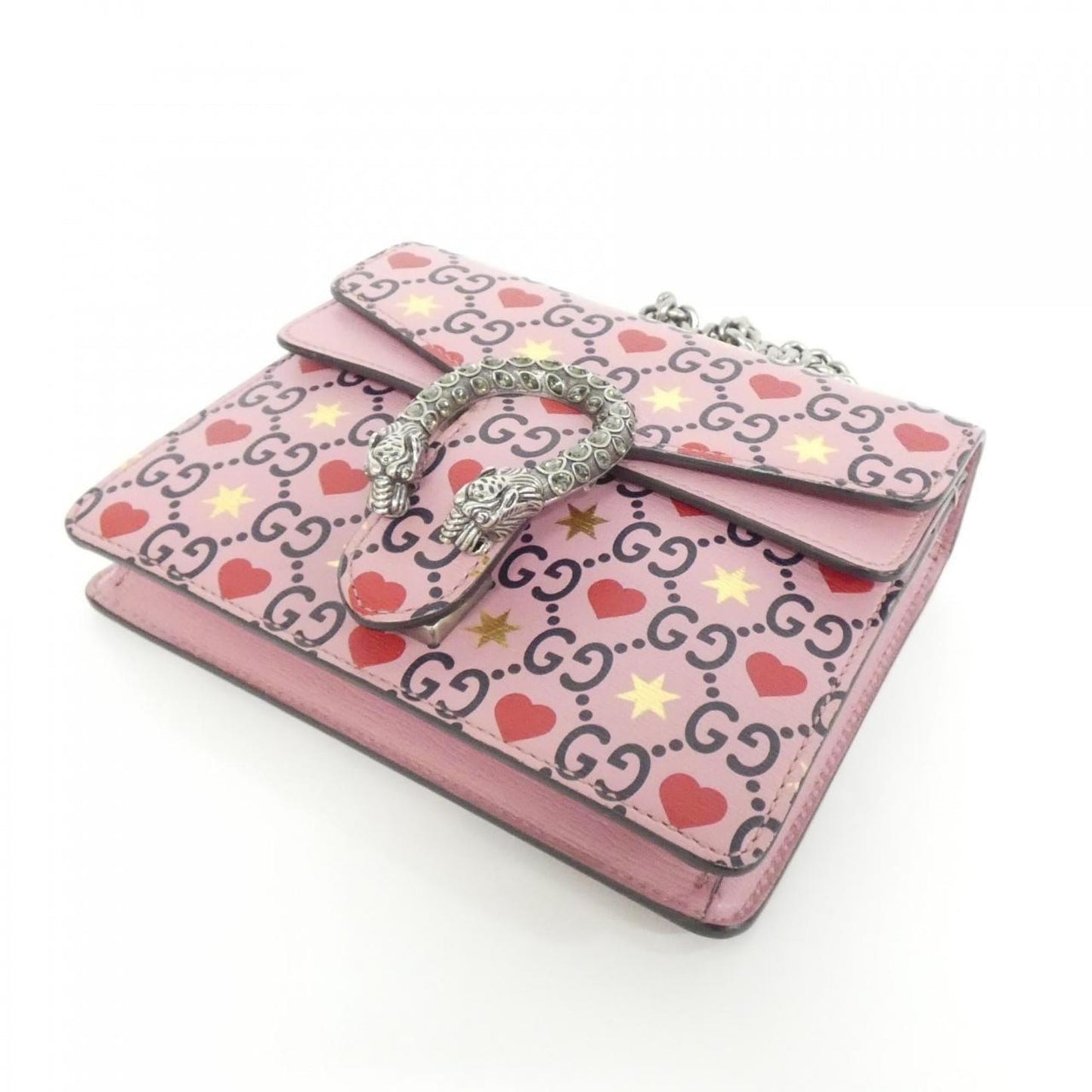 Gucci Pink Leather Shoulder Bag ( )