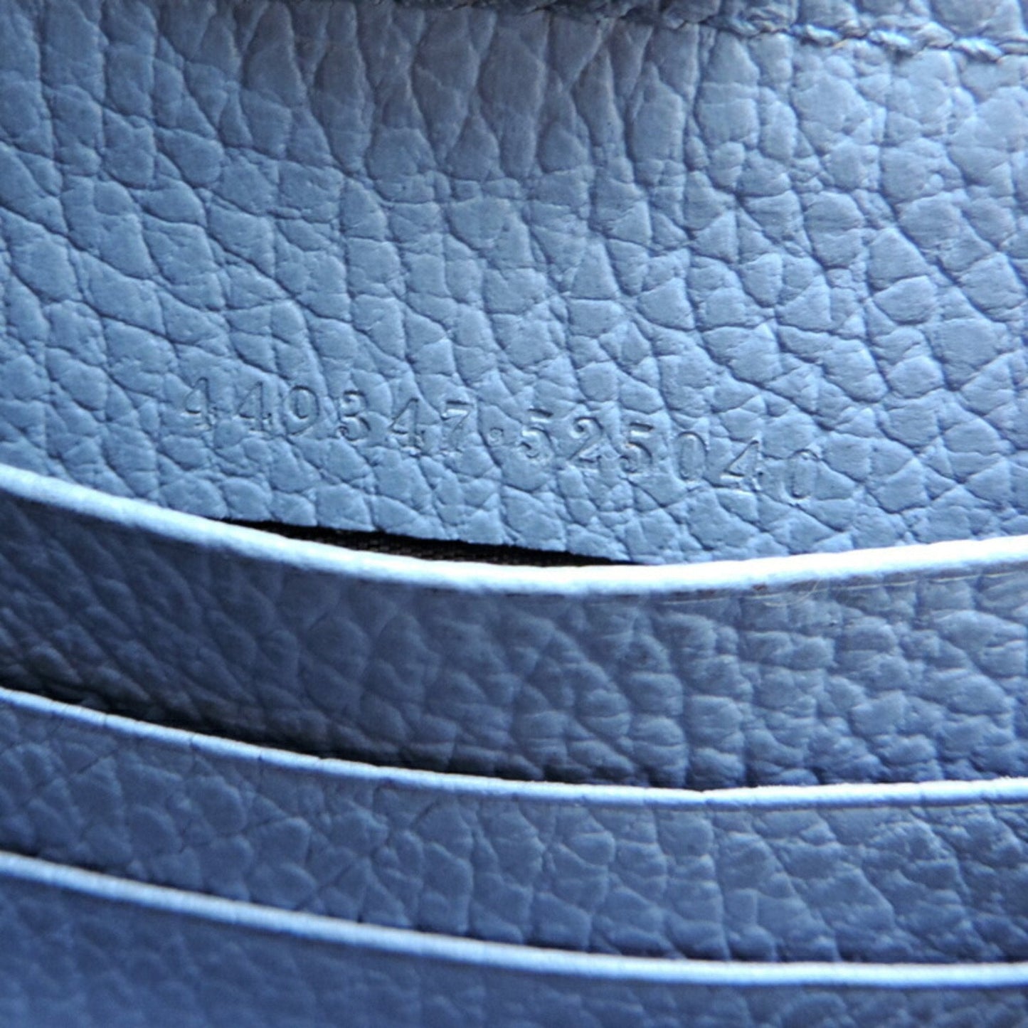 Gucci Sky Blue Leather Long Wallet (Bi-Fold) ( )