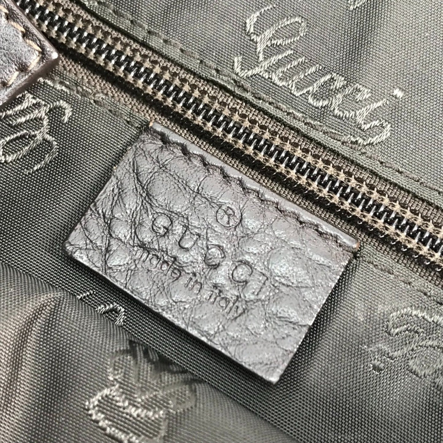 Gucci Brown Leather Shoulder Bag ( )