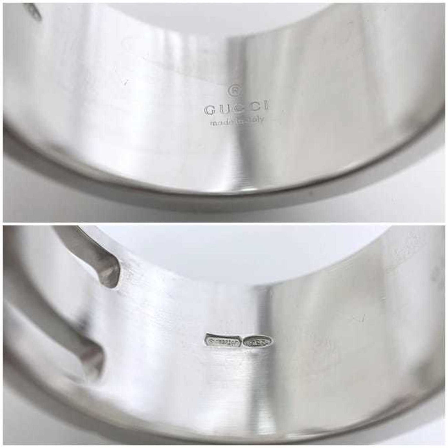Gucci Silver 925 Band Ring ( )