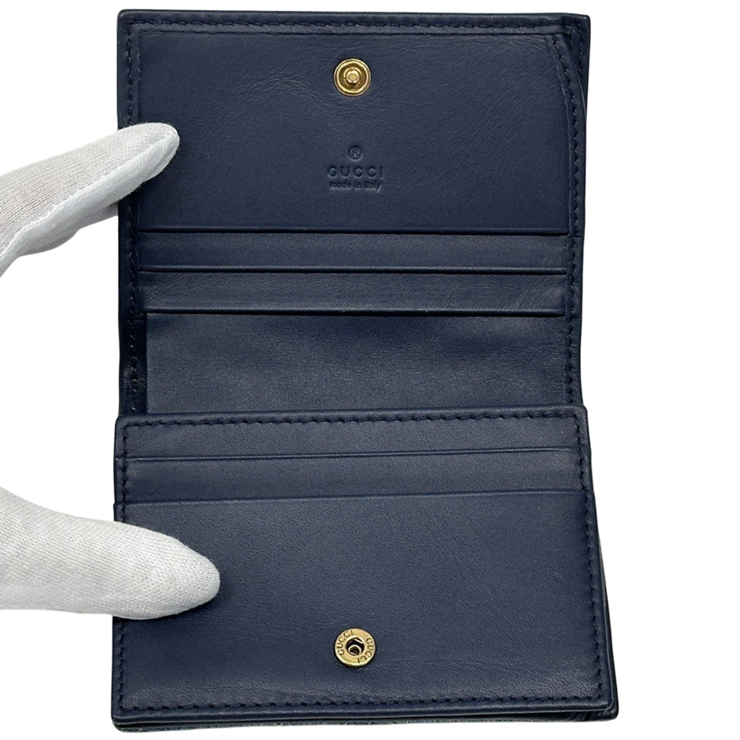 Gucci Blue Denim Wallet (Bi-Fold) ( )